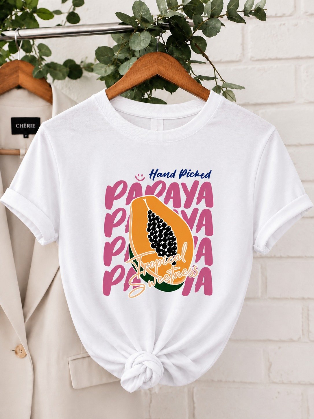 T- shirts plus size papaya