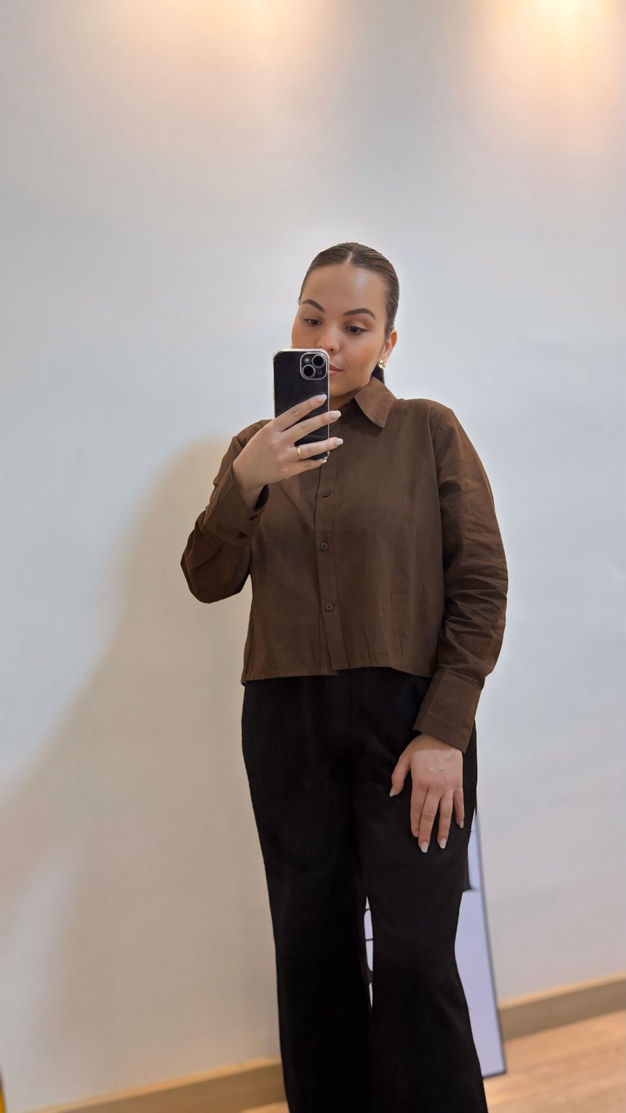 Camisa Aline - estilo cropped foto 2