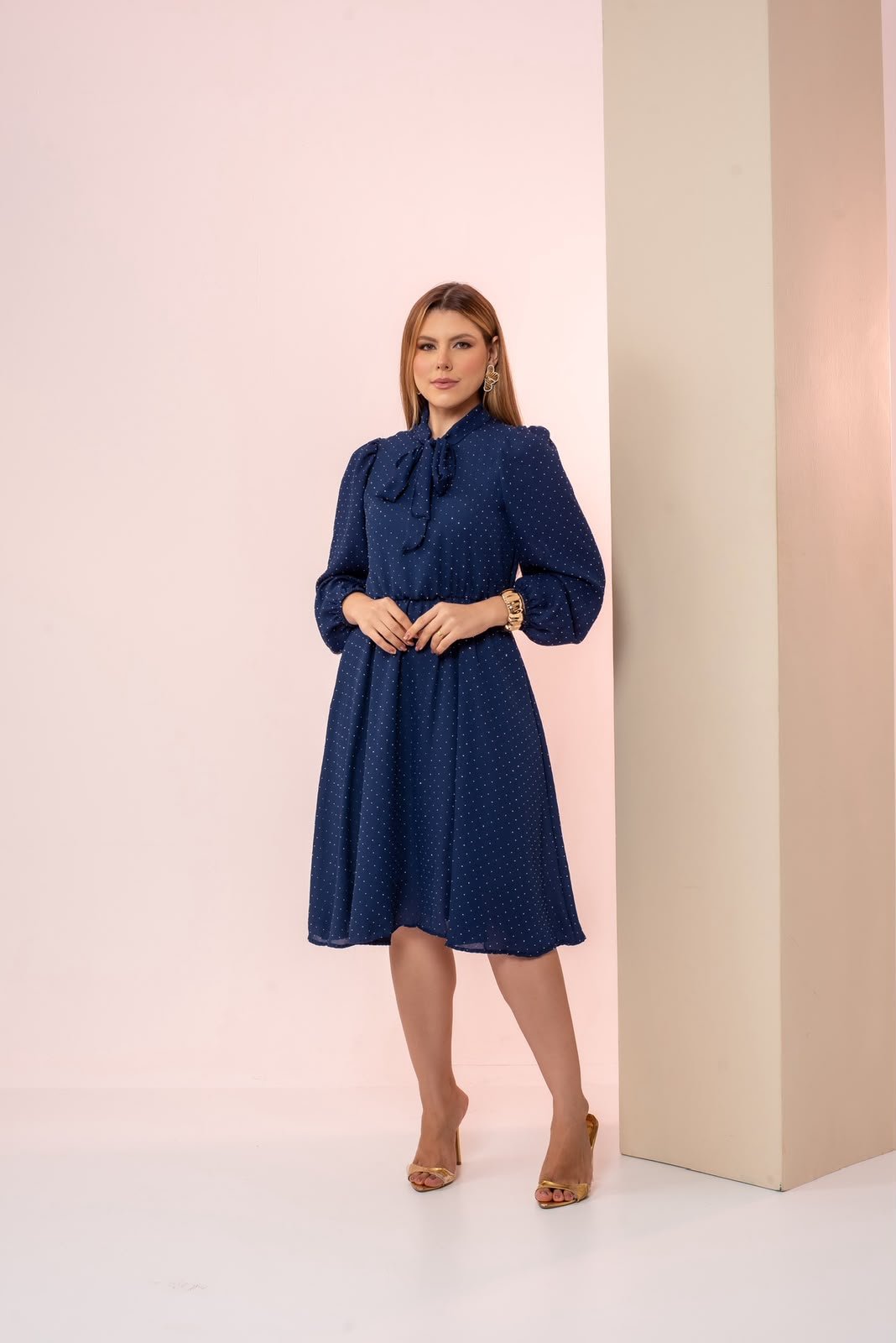Vestido Valen brilhoso - Coleção Paris