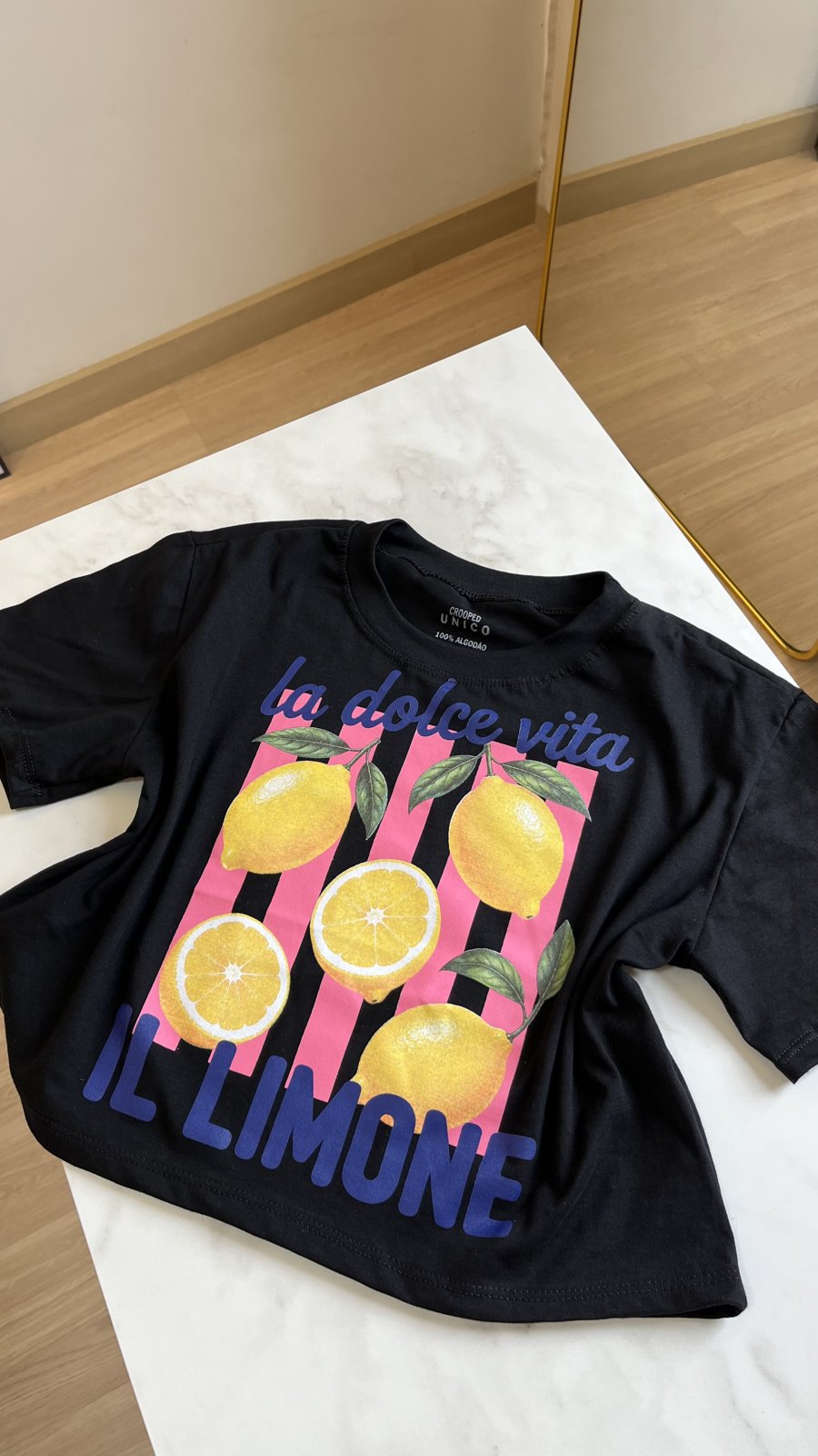 T- shirts cropped Dolce vita