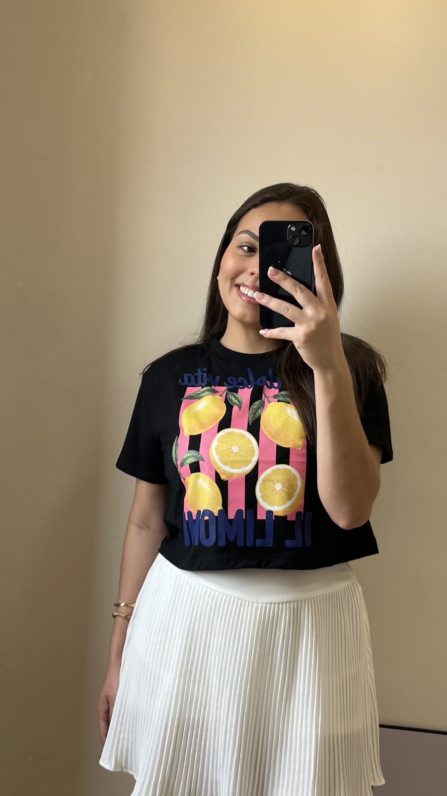 T- shirts cropped Dolce vita foto 3