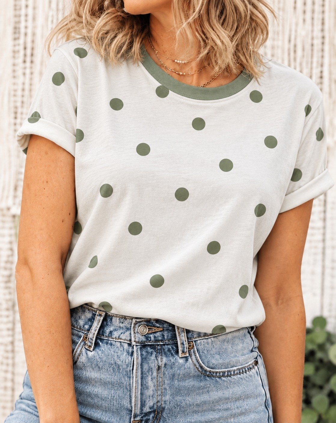 T- shirt em poá foto 2