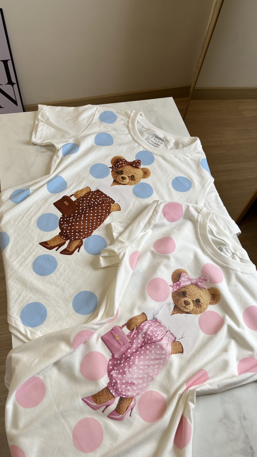 T- Shirts bear em poá foto 2