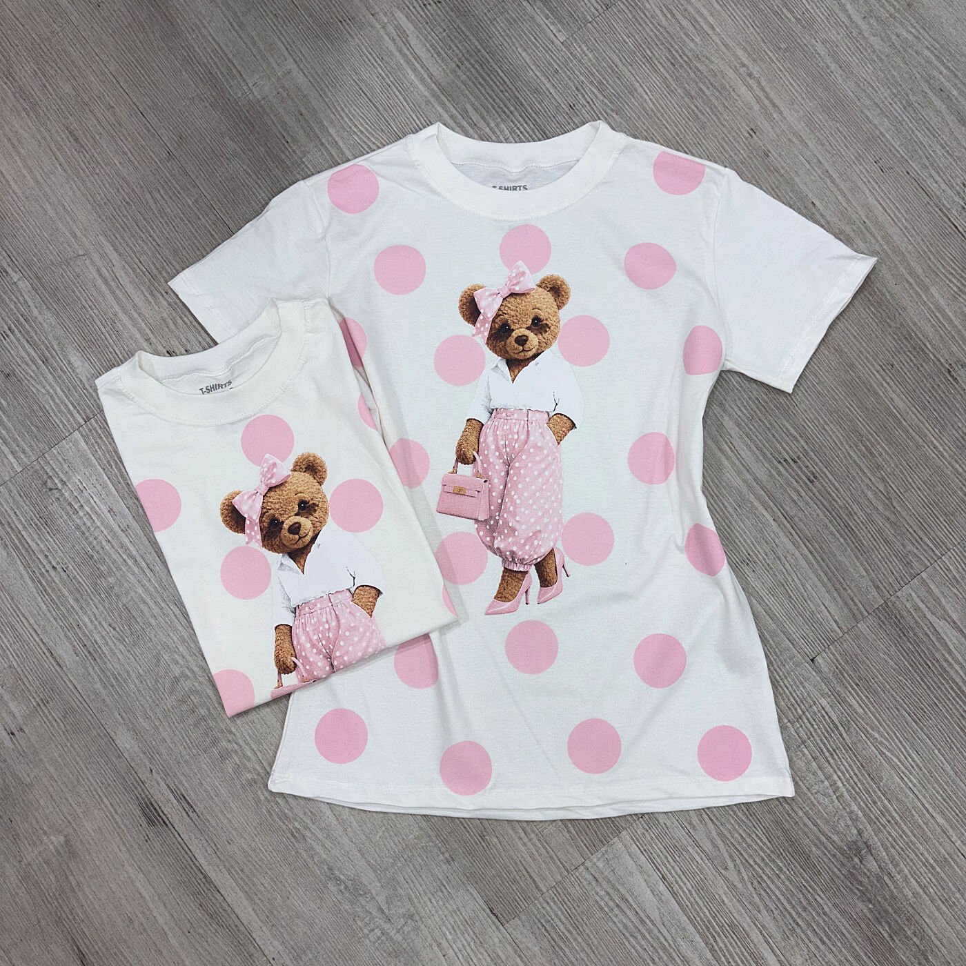 T-shirts bear rosa plus size